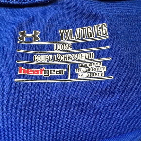 Under Armour Blue and Orange Short Sleeve Tee - Picture 3 of 4